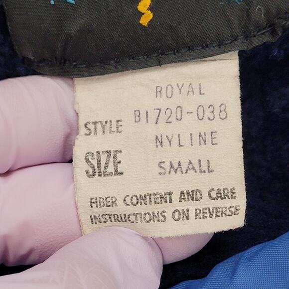 Vintage 60s Champion Product Inc Coach Jacket S/M 22x27 Sherpa-Lined Baggy USA - Picture 14 of 16